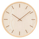 Household mute wall clock living room bedroom simple modern wall watch wooden
