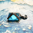 Stone Dangle Charm Pendant Fine Jewelry Europe Club Bohemia Women Gift In 925 Sterling Silver