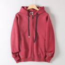 Autumn and Winter American Retro Hooded Thick Hoodies Men's Cardigan Casual