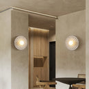 Round Circle Wall Lamp Corridor Sconce Retro Bedroom Bedside Decor