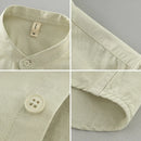 Men Casual Shirt for Men Cotton Solid Shirts Man Tops