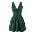 Summer Women Satin Princess Tank Dress Lady Sleeveless Low Waist A-line Mini Dresses