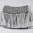 Star-patterned fabric skirt on a white background, Obroi