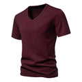 Summer T Shirt Men Casual Cotton Basic T-shirts Breathable Top Tees