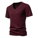 Summer T Shirt Men Casual Cotton Basic T-shirts Breathable Top Tees