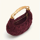 Women's Casual Small Handbag Designer Hand-woven Luxury Matte Texture Crossbody Bag