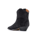 Autumn Western boots Pointed toe Slip-on Middle heel Short boots Women's Boots
