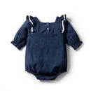 Princess Baby Girls Romper Bow Ruffles Jumpsuit Birthday Party Toddler Girls Clothes Costumes