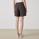 Summer High-Quality Women's Pure Linen Shorts Comfortable Breathable Casual Clothing for Ladies