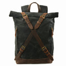 Retro backpack Men outdoor travel backpack waterproof back backpack hiking bag