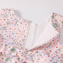 Princess Summer Dress for Kids Girl Children Sleeveless Floral Sundress Toddlers Bowknot Ball Gowns Infant Frocks