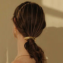 4pcs Women's Jewelry Accessories Elegant High Ponytail Hair Rope Holiday Wear Girl Elastic Hair Accessories