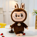 60cm Labubu Cartoon Ragdoll Plush Toys Mink Fur Cute Rabbit Ragdoll Accompany Sleep Plush