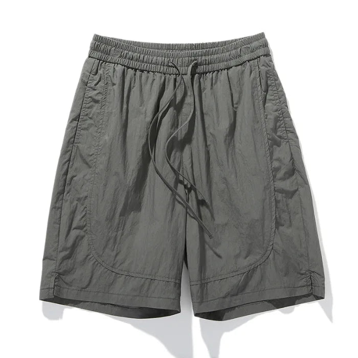 Summer Track Cargo Shorts Men Casual Lightweight Quick Dry Beach Short Pant