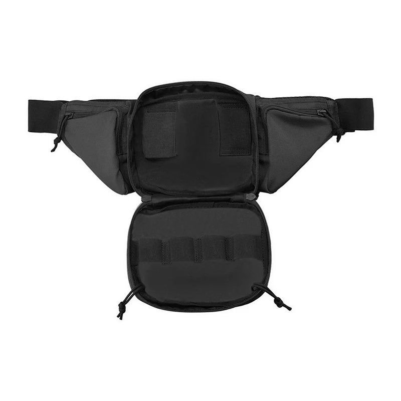 Waist Bag Gun Holster Military Fanny Pack Sling Shoulder Bag Outdoor Chest Pack Concealed Pistol Carry Holster