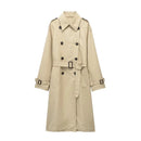 Women's Trench Coat Autumn Fashion With Belt Trench Coat For Women Double Breasted Long Jacket Women's Windbreaker