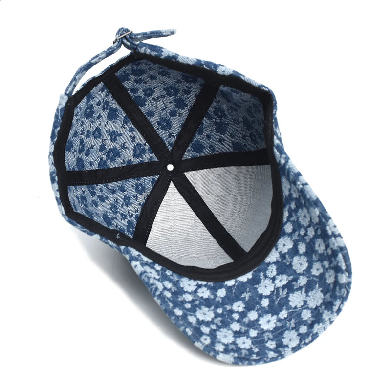 Baseball Cap Denim Dad Hat Adjustable