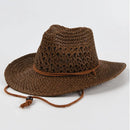 Panama Soft Straw Hat Summer Breathable Travel Beach Hats Solid Wide Brim Sunscreen Hat