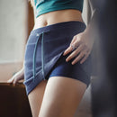 Skirt Women's Summer High-Waisted A-Line Sports Skirt with Built-in Shorts Slim Mini Skirt