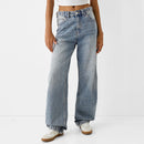 Pants All Season Simple Full Length Regular Fit Straight Pants for Women