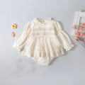 Summer Baby Clothes Toddler Girls One Piece Infant Waffle Bodysuit Girls Lace Outfit