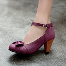 Women Banquet Pumps Bowknot Princess Kawaii Vintage Dress