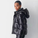 Down Jacket Women's Short Loose Fit Goose down Coat Warm Bread Style Thickened