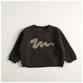 1-6Y Kids Sweaters Loose Style Girls Knitwear Boys Pullover Children Knit Outfit Girls Clothing
