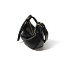 Strap Design Split Leather Women Shoulder Bag Lady Crossbody Bag