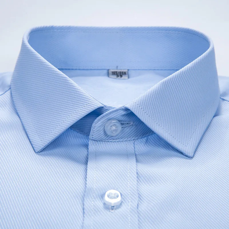 Men's Leisure Business Office Shirt and Short -sleeved Shirt Groom Shirts