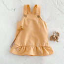 Newborn Baby Girl Clothes Summer Cool Baby Girl Suspenders Dress Cute Embroidery Strap Toddler Dress