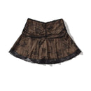 Sexy Women Low Waist Lace Mini Skirt