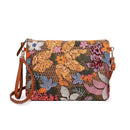 Embroidered Sequins Clutch Bag for Women Flower Straw Shoulder Crossbody Bags Summer Bag Vacation Big Purses
