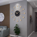 Creative Wall-mounted Clock Living Room Grille Decoration Modern And Simple Home Decoration