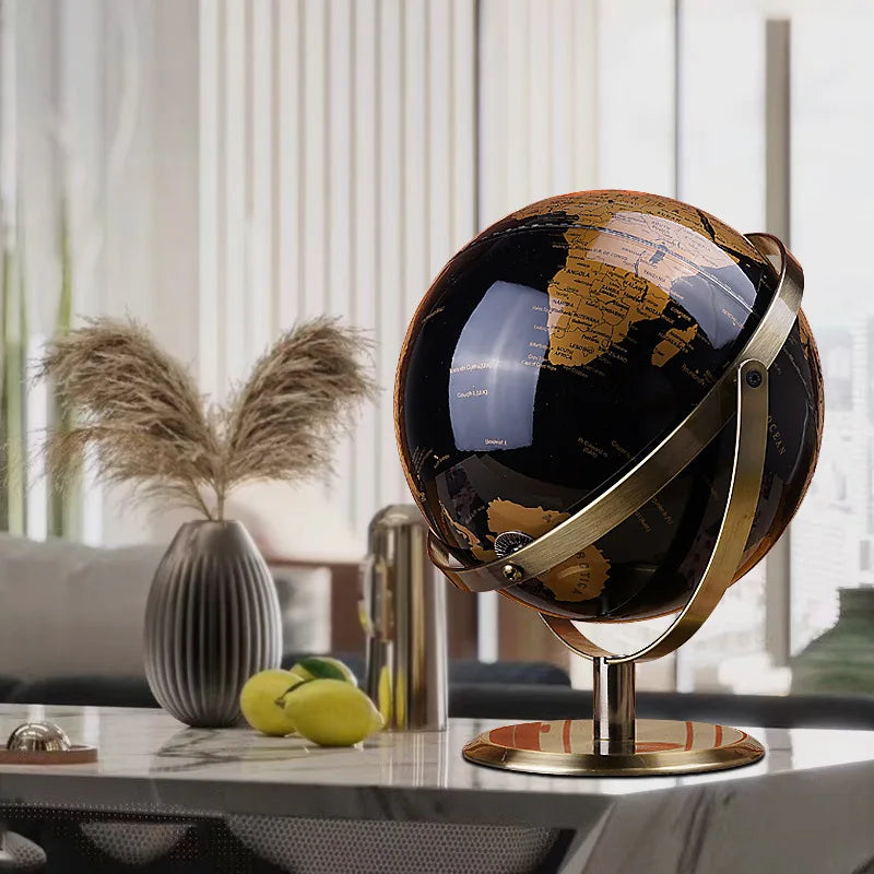 Modern light luxury high-end globe decoration cabinet office desktop porch living room home soft decoration