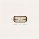 Home Decor Wooden Frame Glass Mirror Wall Clock with Silent Clock