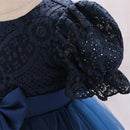 Infant Baby Girls Dresses Lace Floral Christening Gowns Baby Baptism Clothes Sweet Princess Dresses