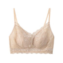 Women Bra Girl Thin Lace Sweet 3/4 Cup Breathable Underwear Brassiere For Women