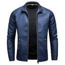 Leather Jacket Men  Jacket Casual Men Leather Jacket Slim Handsome Men Clothing