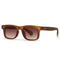 Retro Square Rivets Men Sunglasses Shades UV400 Gradient Women Trending Sun Glasses
