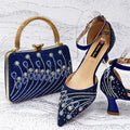 Elegant Design Pointy Heels with Rhinestone-Embellished Laurel Shape - Comfortable & Durable for Every Occasion