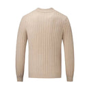 Autumn Winter Knitted Polo Man Sweaters Tops Solid Knitwear Clothing Men Tees Pullovers