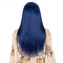 Black Pearl Long Straight Human Hair Wigs With Bangs For Women Hair Wigs