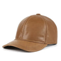 Brown leather cap on a white background, Obroi