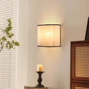 Cream Wall Lamp Creative Linen Bedroom Bedside Background Wall Decorative Lamp Corridor Walkway Lamp