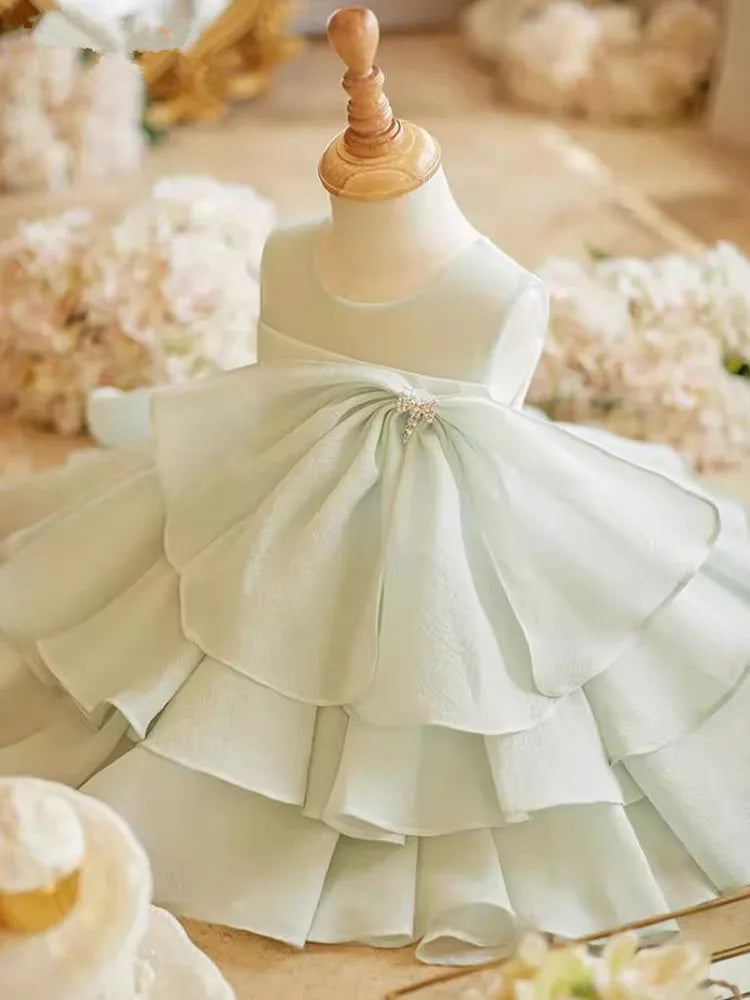 Kids Princess Evening Dress Wedding Birthday Girls Party Dress Flower Girl Dresses