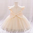 Butterfly Party Girls Dress for Baby Tulle 1st Birthday Gala Princess Prom Gown Dresses Infants Bow Formal Wedding Kids Clothes