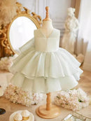 Kids Princess Evening Dress Wedding Birthday Girls Party Dress Flower Girl Dresses