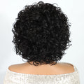 Black Hair Wigs Long Pixie Curly Bob For Women Remy Hair Glueless Brown Wigs