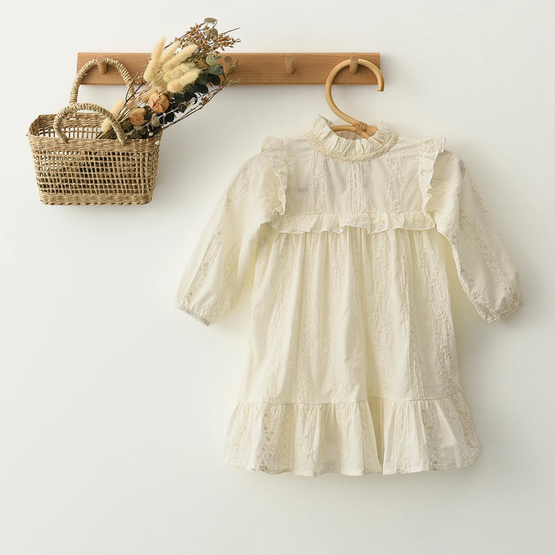 0-6Y Princess Girl Dress Birthday Party Lace Kids Toddler Girl Dresses Infant Baby Clothes Children Outfits